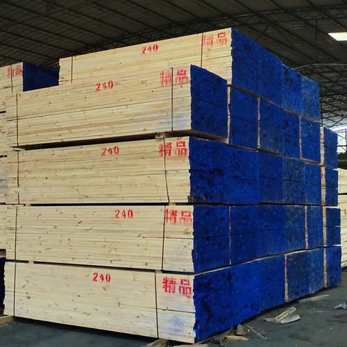 0成交88立方米工厂供应花旗松工程工地用木方 白松铁杉建筑模板方木条